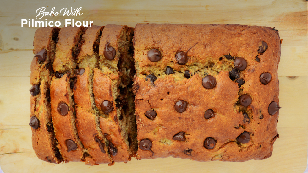 Bake with Pilmico Flour: Choco Chip Banana Bread Recipe